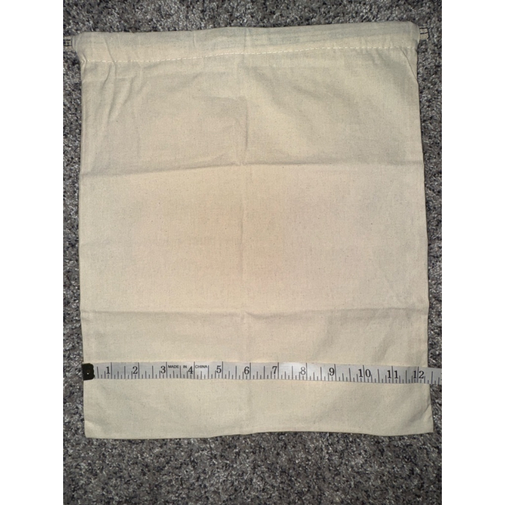 Authentic Tory Burch Beige Drawstring Dust Bag Storage Pouch Large - Picture 2 of 7